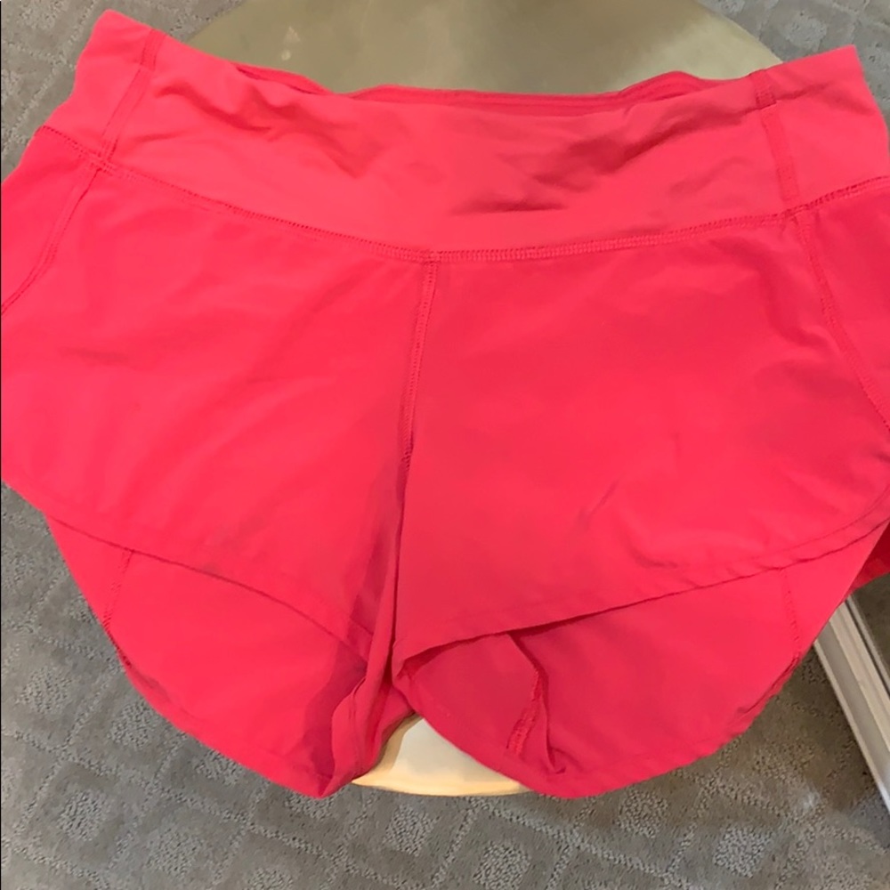 Lululemon speed shorts size 4